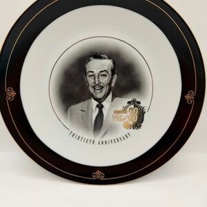 Disneyland Club 33 30th Anniversary Walt Disney Collector Plate LE 505/600 Box